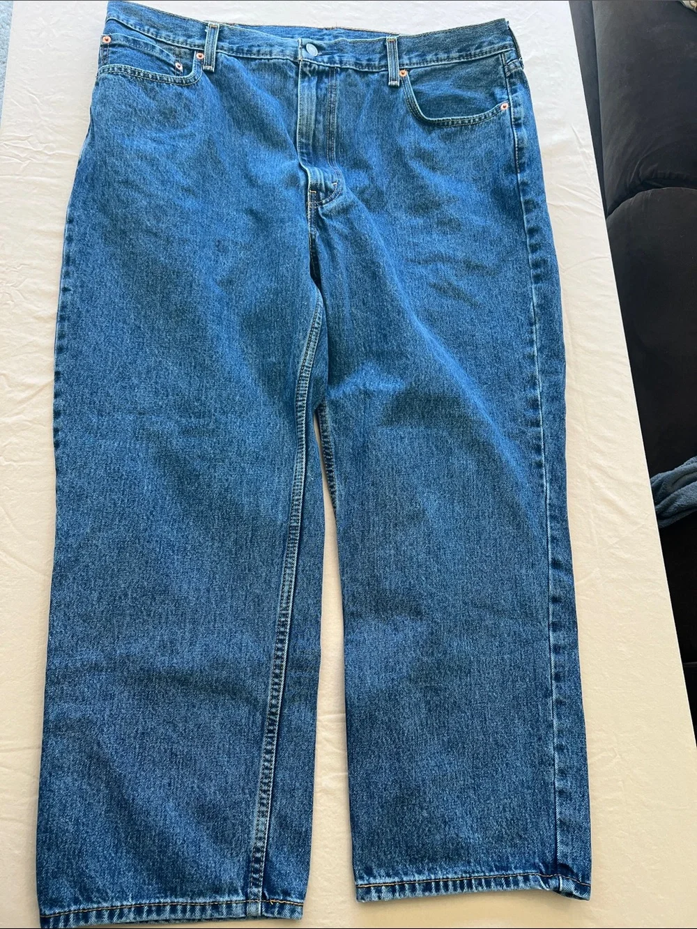 Levi’s 550 Relaxed Fit Men’s Jeans 42x29 Medium Wash 100% Cotton